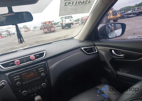 2014 Nissan Rogue Sv из США, поврежденный, VIN 5N1AT2MT3EC784588